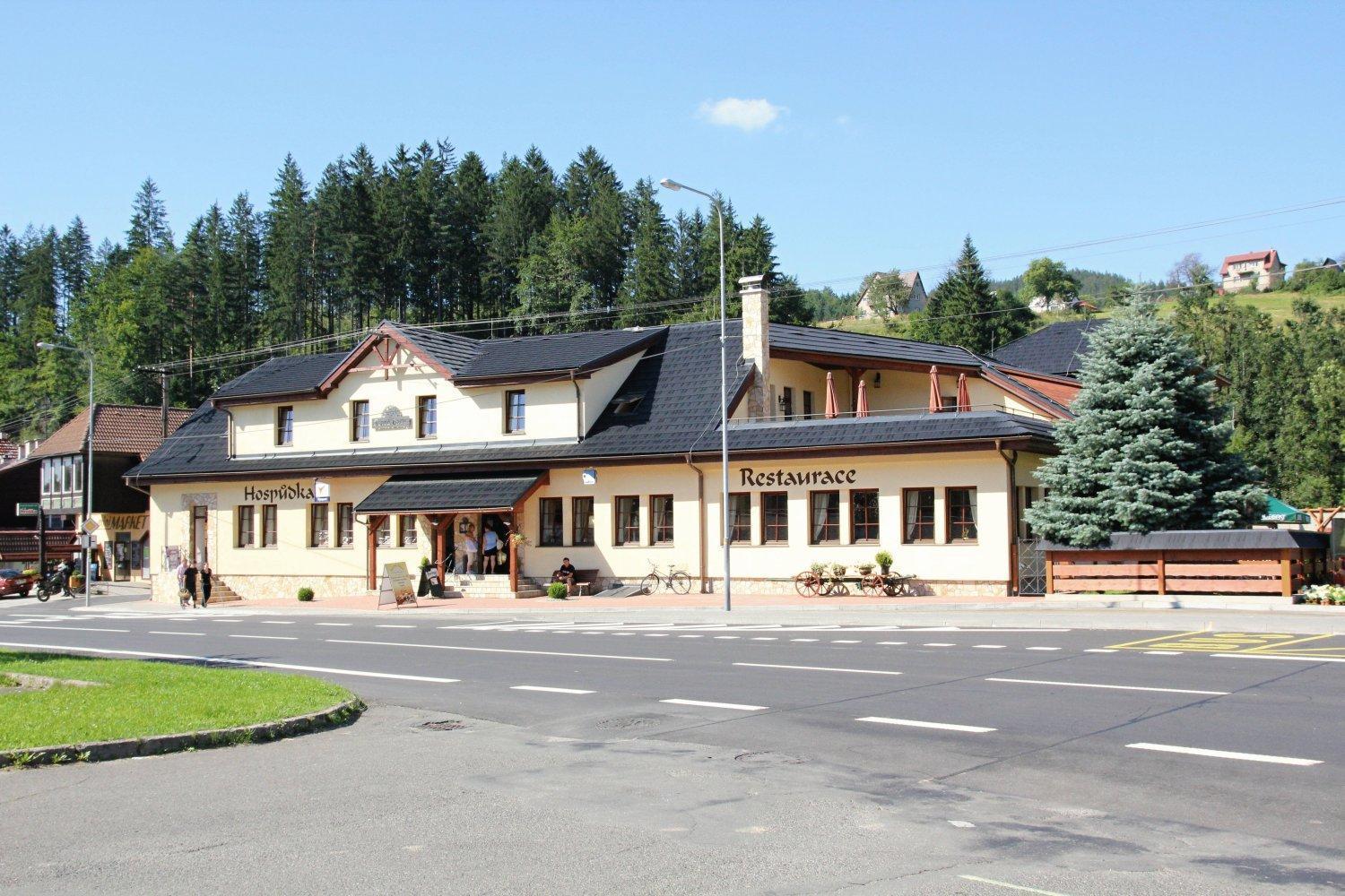 Penzion A Restaurace Stare Casy Horní Bečva Bagian luar foto